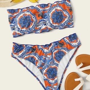 SHEIN strapless bikini